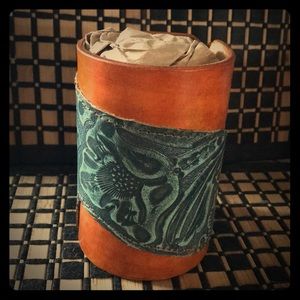 Leather koozie